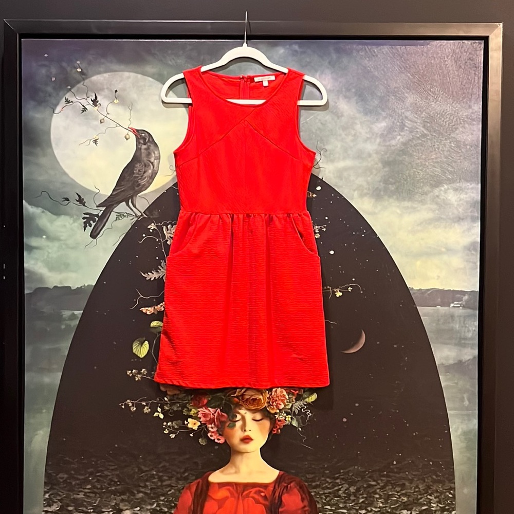 Under Skies Red Dress